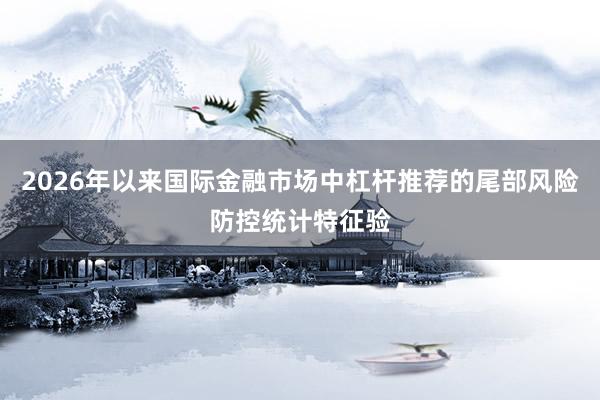 2026年以来国际金融市场中杠杆推荐的尾部风险防控统计特征验